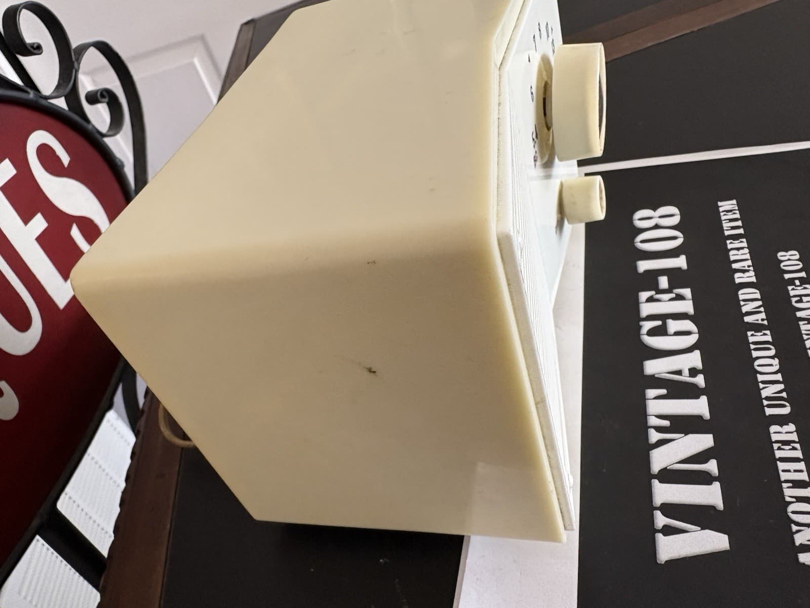 VINTAGE MID CENTURY 1950'S WALES TUBE RADIO MADE IN JAPAN RARE & HTF! Works! 6