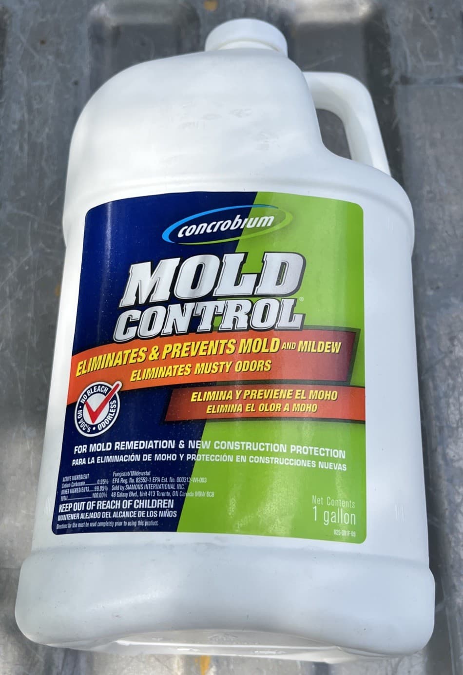 Concrobium MOLD CONTROL (1 gallon) ELIMINATES & PREVENTS - NEW & SEALED