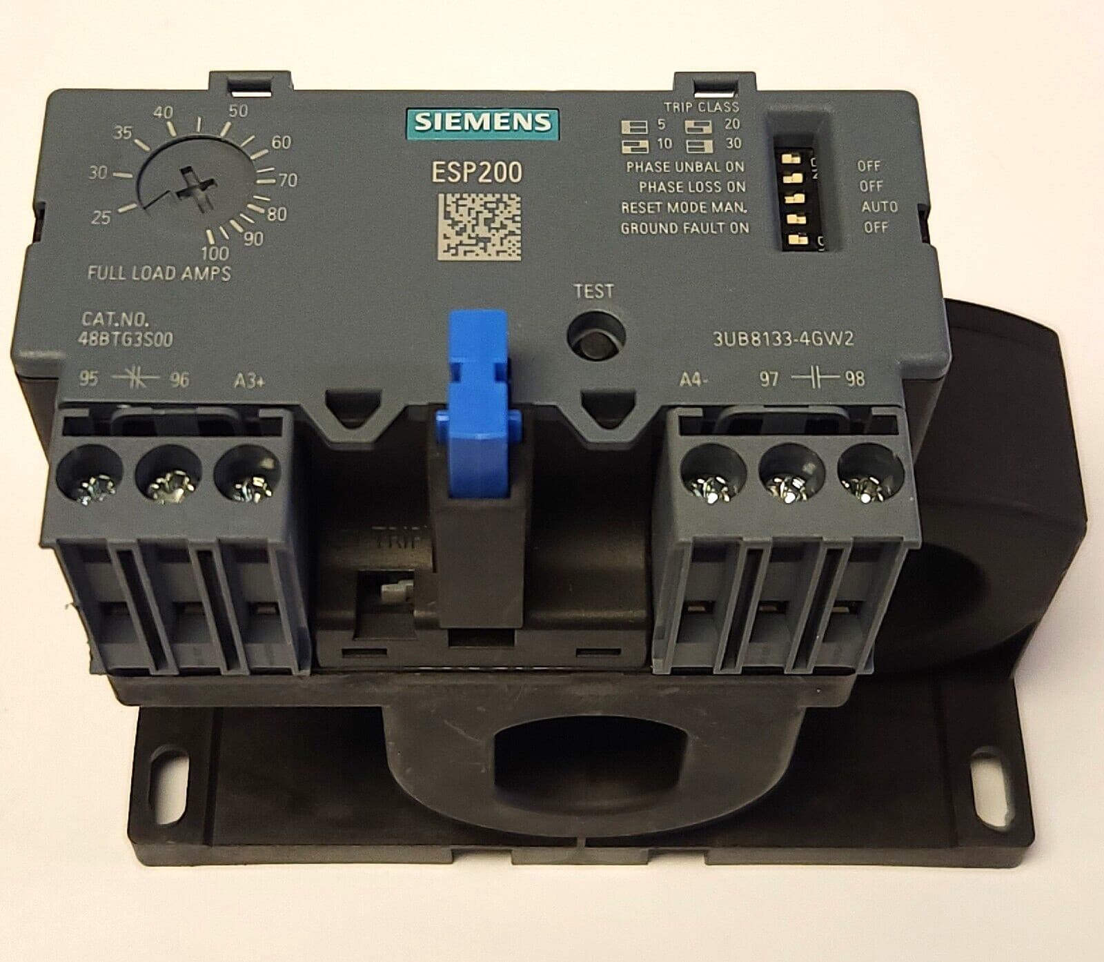 SIEMENS FURNAS 48BTG3S00 25-100 AMP ESP200 Electric Overload Relay 3UB8133 4GW2