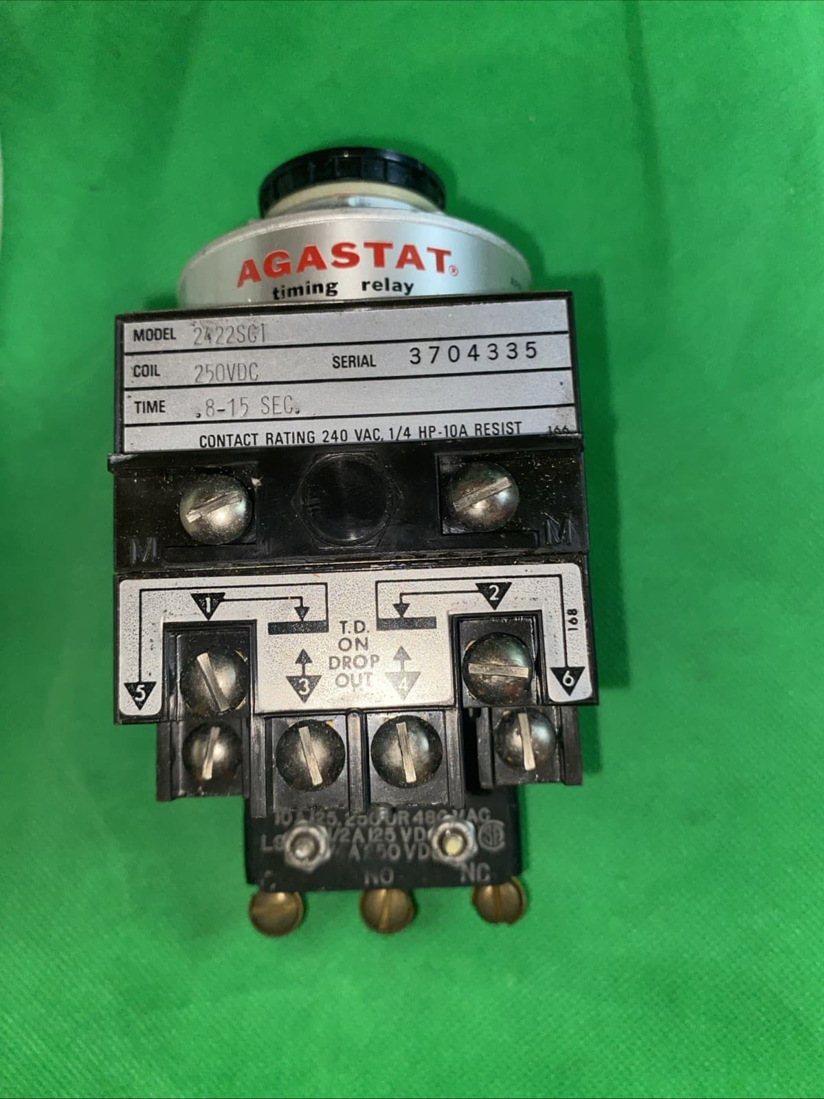 AGASTAT 2422SC1 Time Delay Relay 2