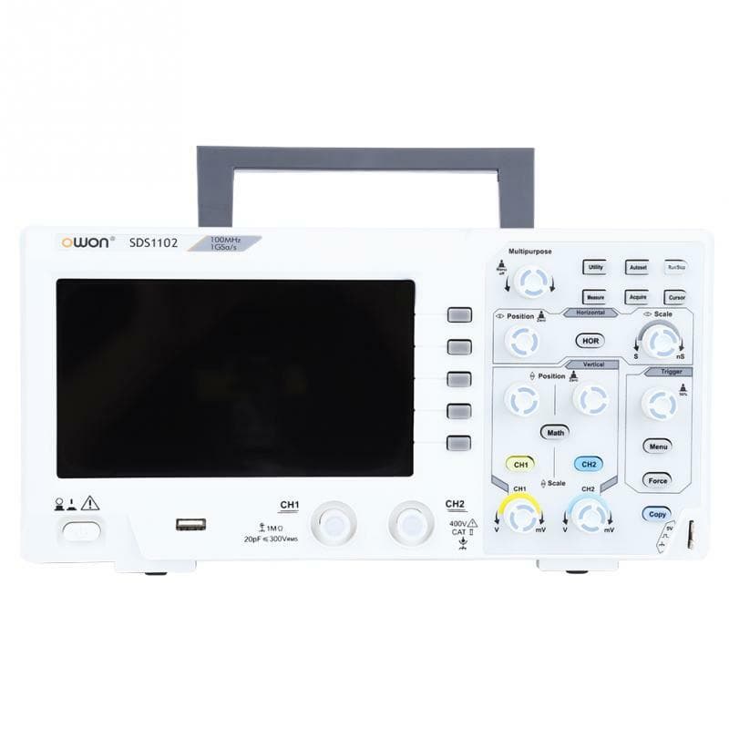  OWON Digital Storage Oscilloscope 2 Channels 100MHZ 1GS/s 10K USB LCD