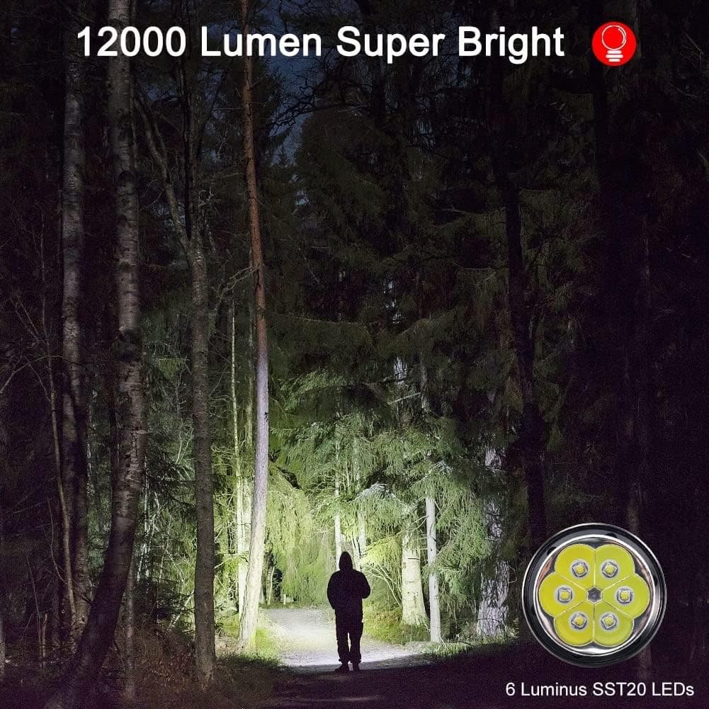 APLOS AP120 Dive Light, 12000 Lumen, Underwater 492ft, Scuba Diving Flashlight 2