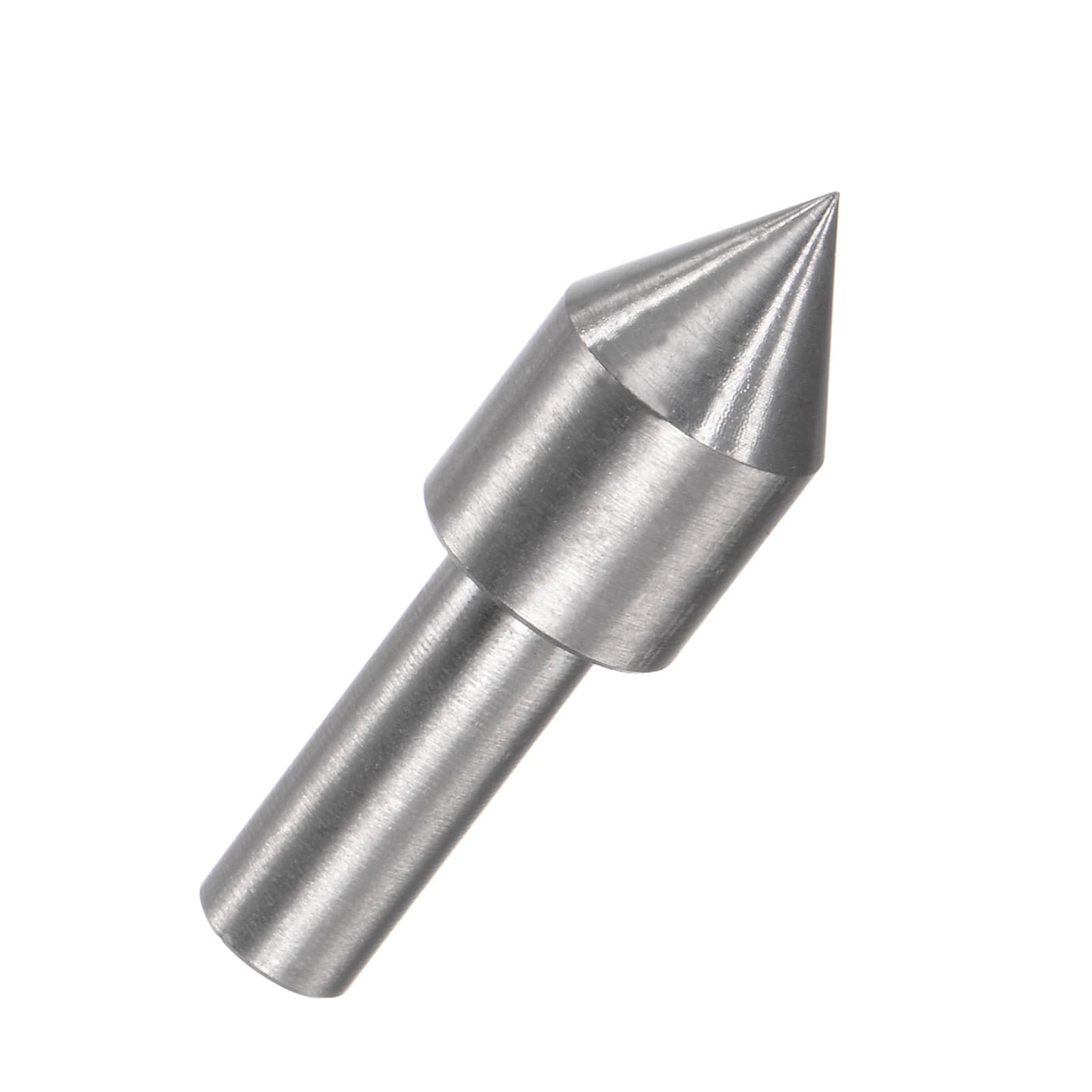 6mm Shank 10mm Dia. Plum Dead Center Ejector Pin Steel CNC Drill Chuck Cone Tip