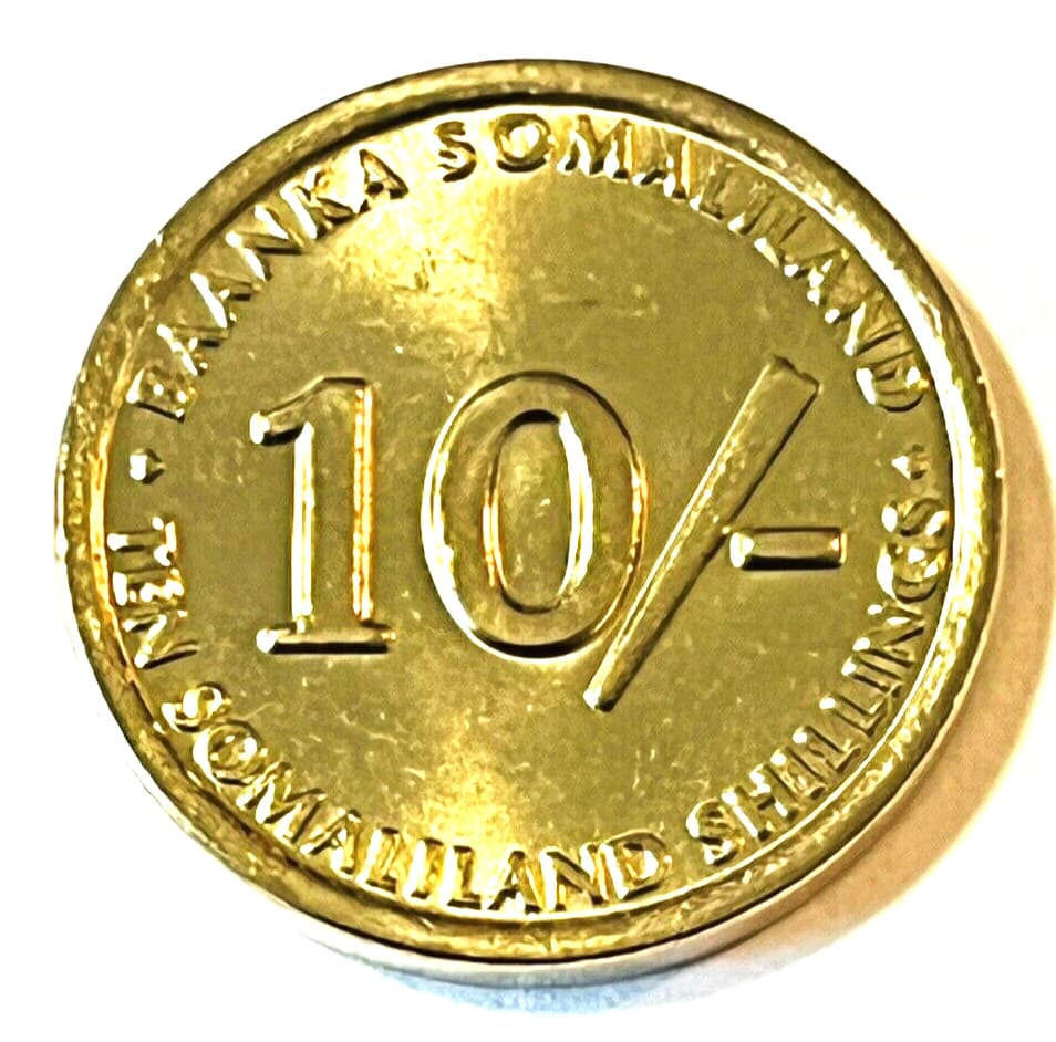 2002 Somaliland Coin 10 shillings Vervet Monkey Animal Jungle Wildlife 2