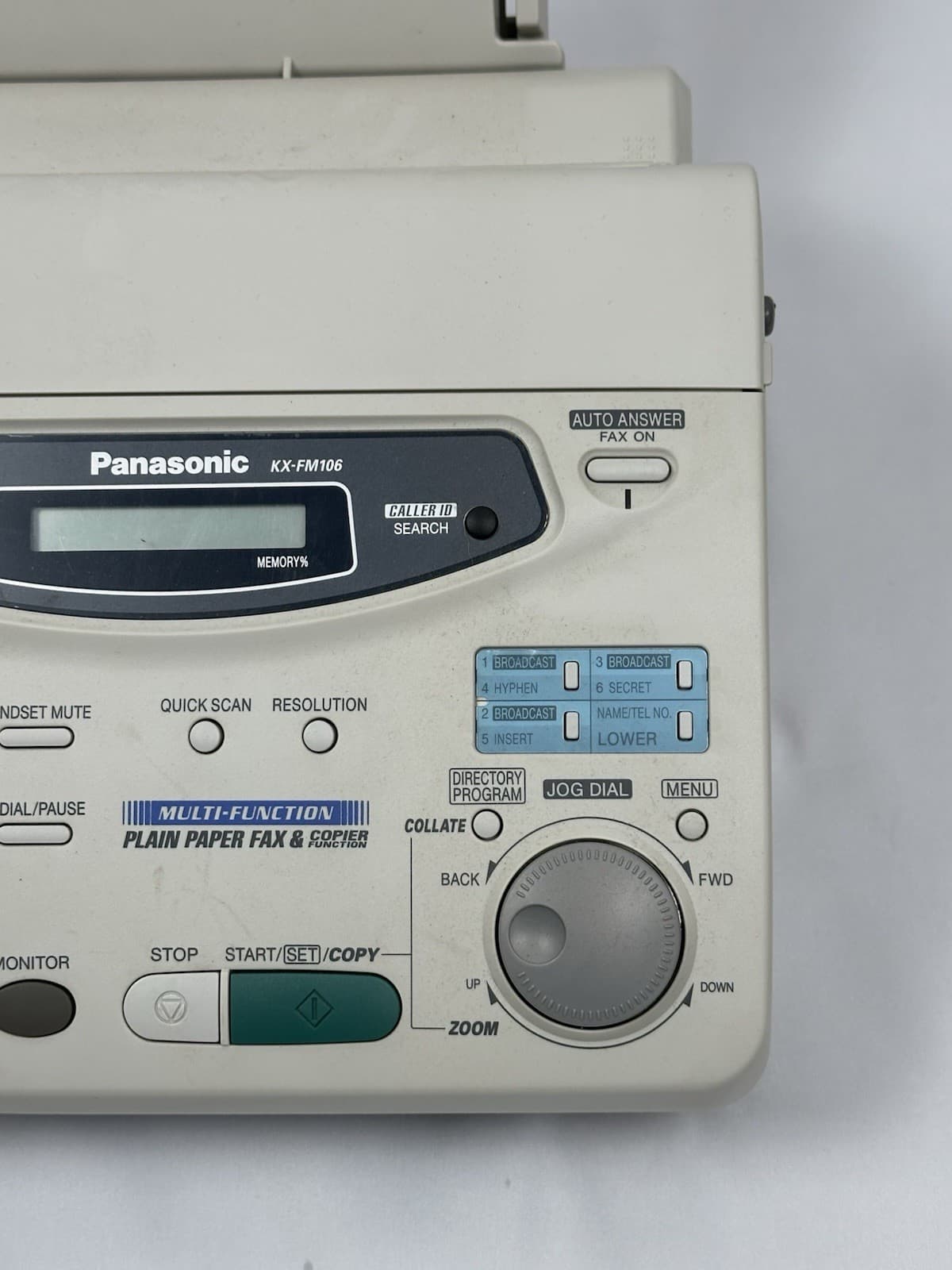 Panasonic KX-FM106 Fax Machine 5