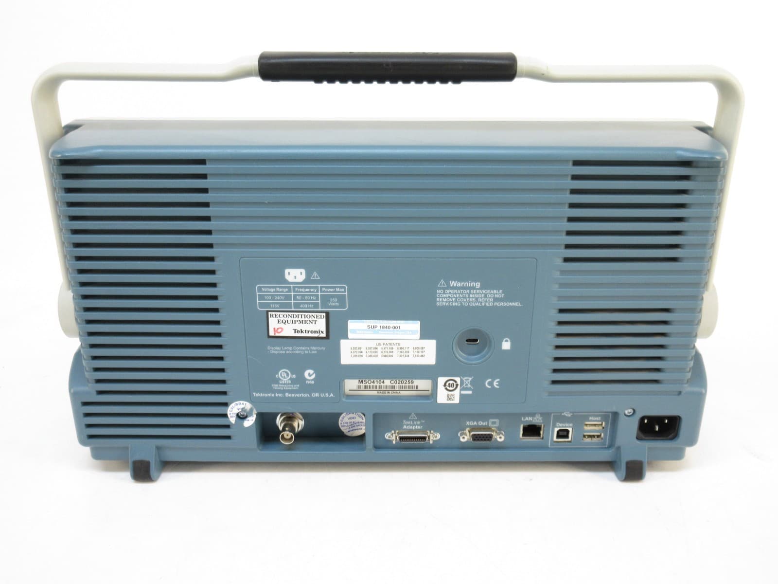 Tektronix MSO4104 Mixed Signal Digital Oscilloscope 1GHz, 4 + 16Ch 4