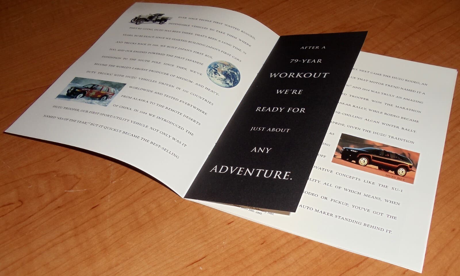 ISUZU * 1995 Model Line Sales Brochure * EXCELLENT CONDITION * FREE SHIPPING 3