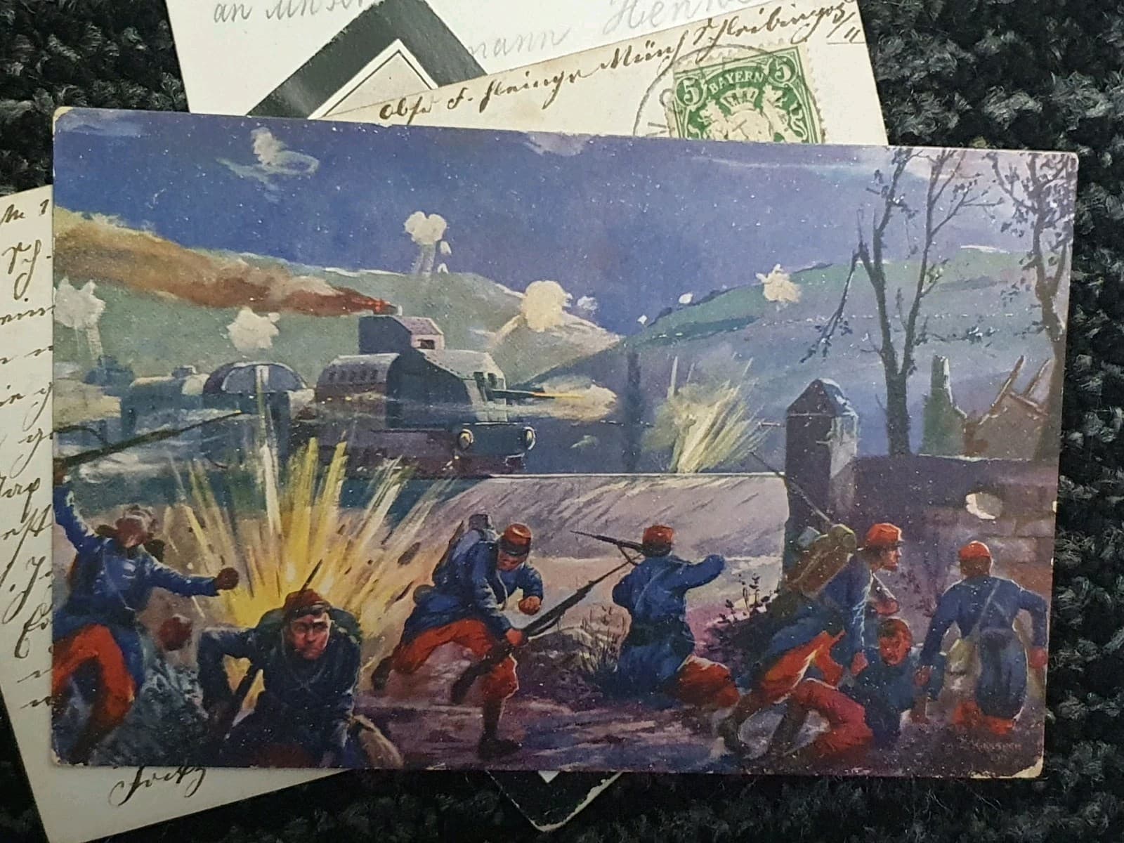 original german ww1 Wk1 Lot  bundle Death Card + Photos  6