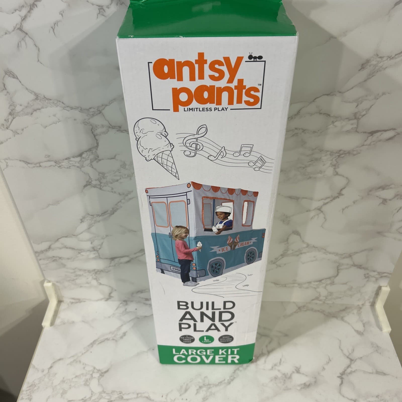 NEW! ANTSY PANTS Ice Cream Truck Cover for Large Build and Play Kit