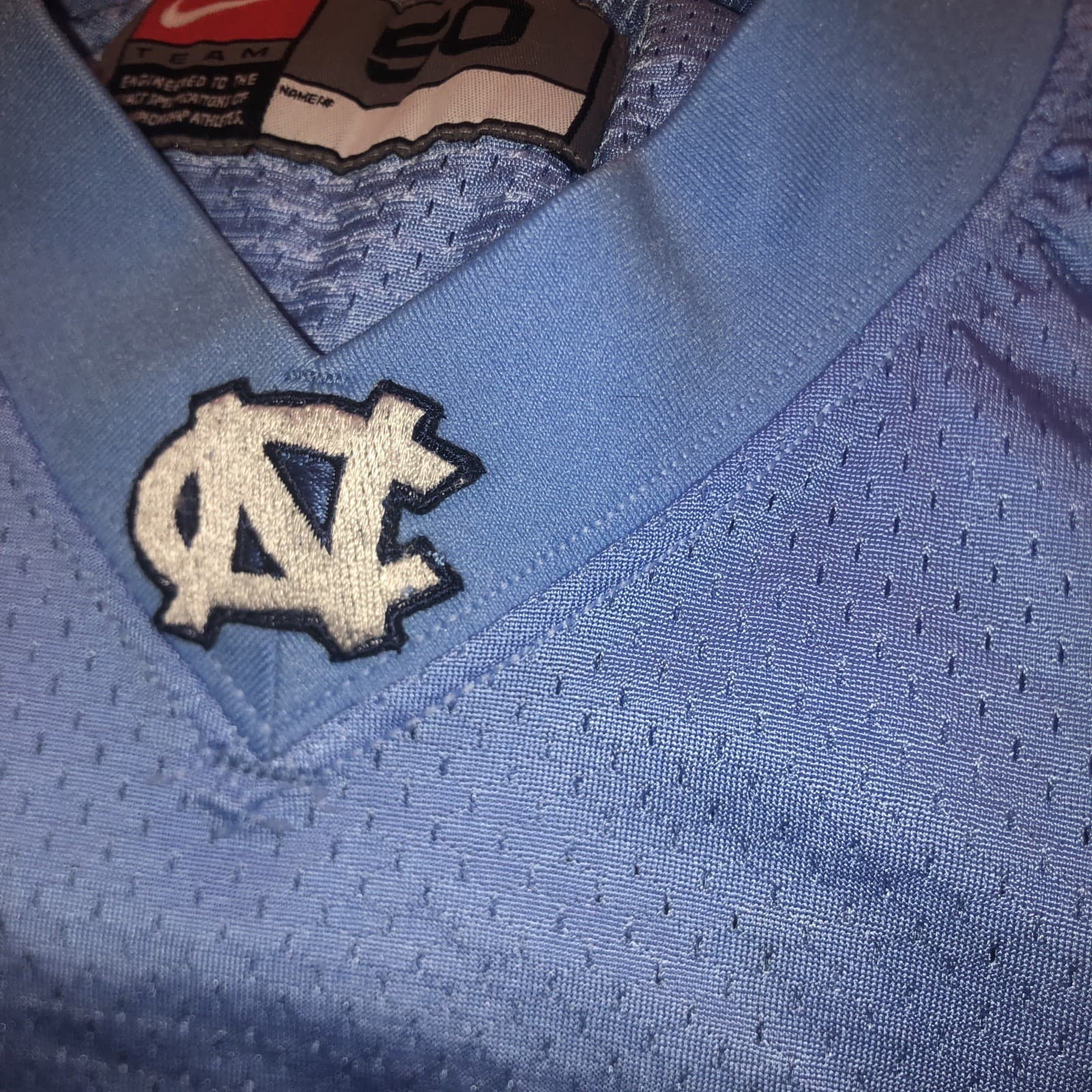 Game Worn Used Nike North Carolina Tar Heels Football Jersey #16 size 50 (large) 4
