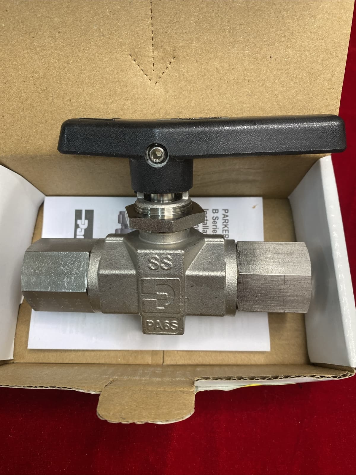 PARKER Ball Valve 8M8F-B8LJ-SSP Genuine Parker Products 3