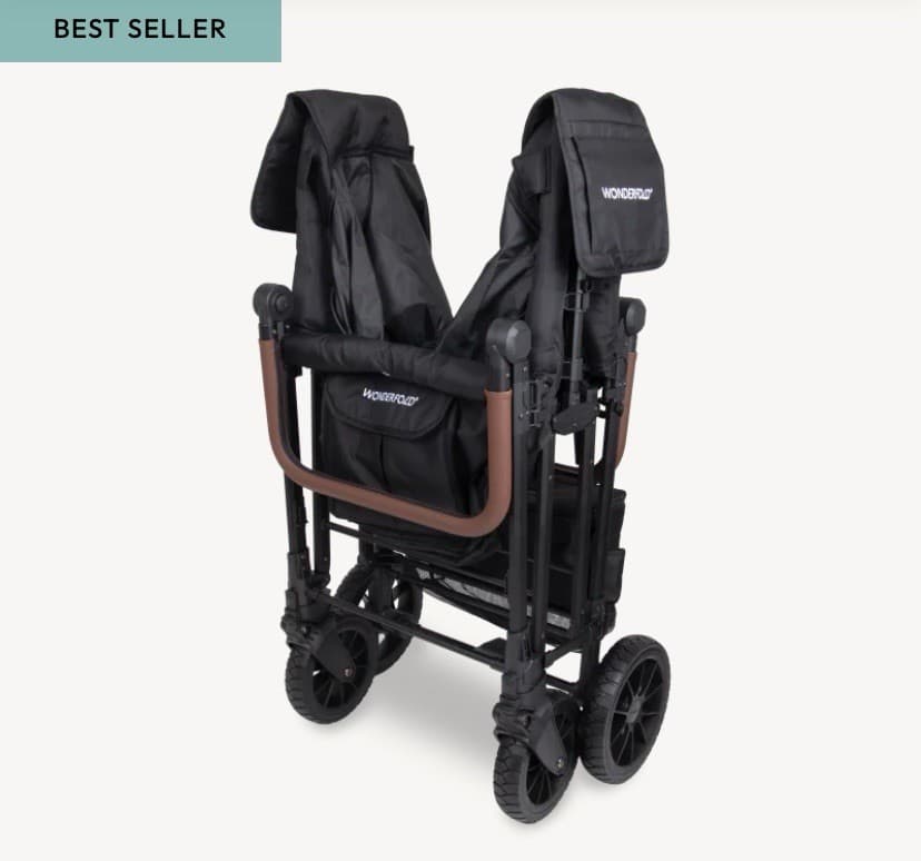 Wonderfold Wagon W6 W Luxe Pro Stroller Wagon- Jet Black- Brand New!! 5