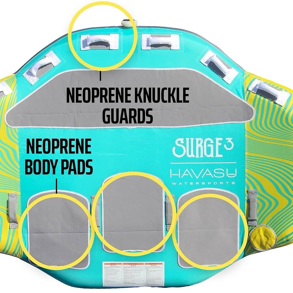 Inflatable 1-3 Person Towable Tubes For Boating Water Tubes For Boats To Pull 3