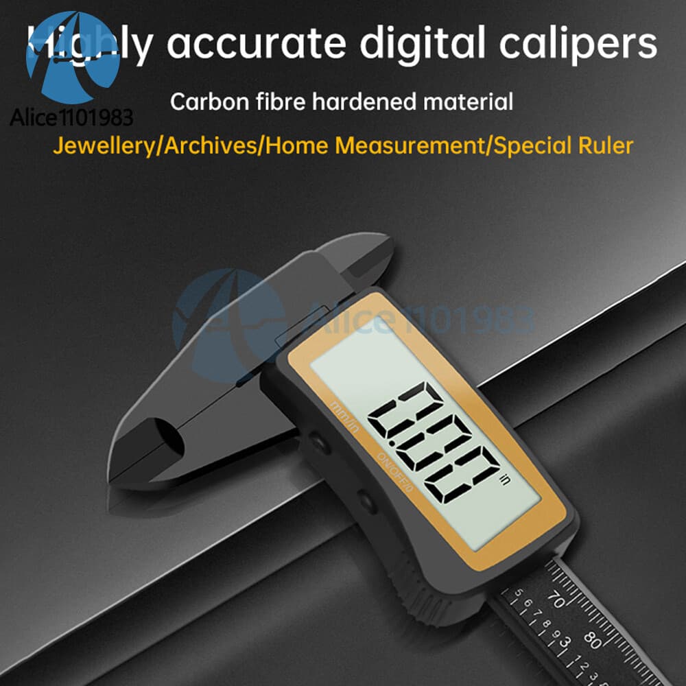 6"0-150mm Digital Caliper Micrometer LCD Gauge Vernier Electronic Measuring Tool 4