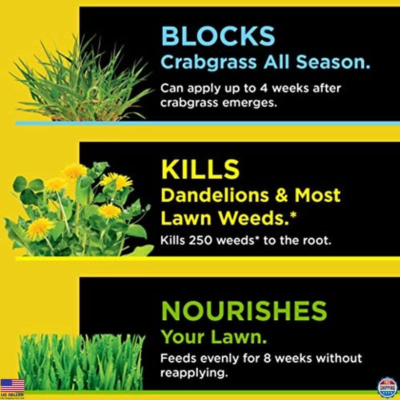 Preen One Lawncare 36 lb. Granular Fertilizer Covers 10,000 sq. ft. Green Grass 4