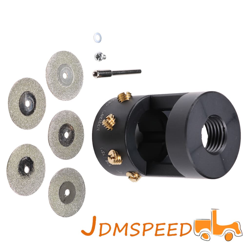 Tungsten Grinder Sharpener Multi-Angle Offsets Head Tool Set For TIG Welding  3