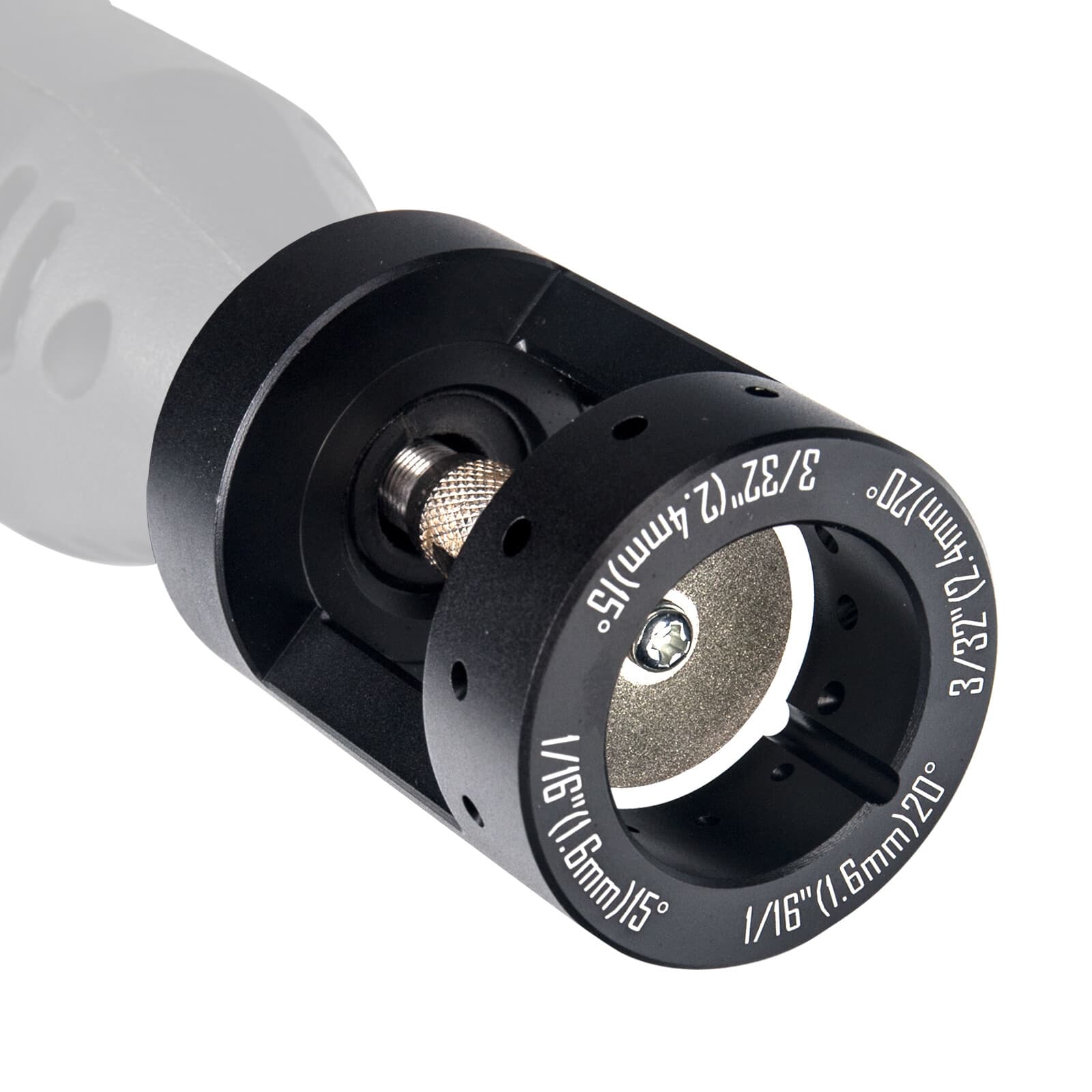 Tungsten Electrode Sharpener Grinder Multi-Angle Offsets Head Tool TIG Welding