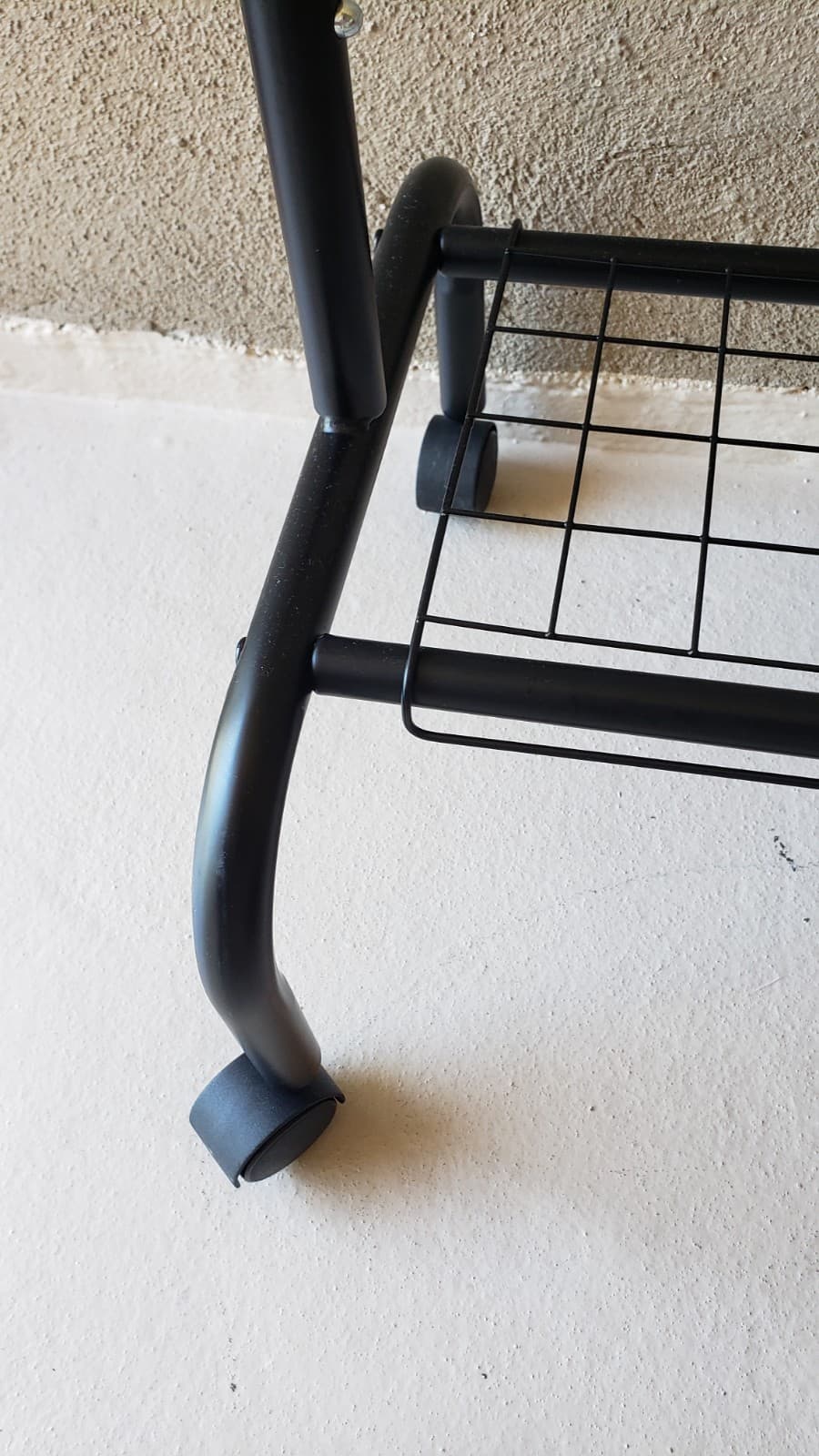 Rolling Garment Rack with Shelf Black Metal Clothing Rack on Wheels, 64.9" Tall  5