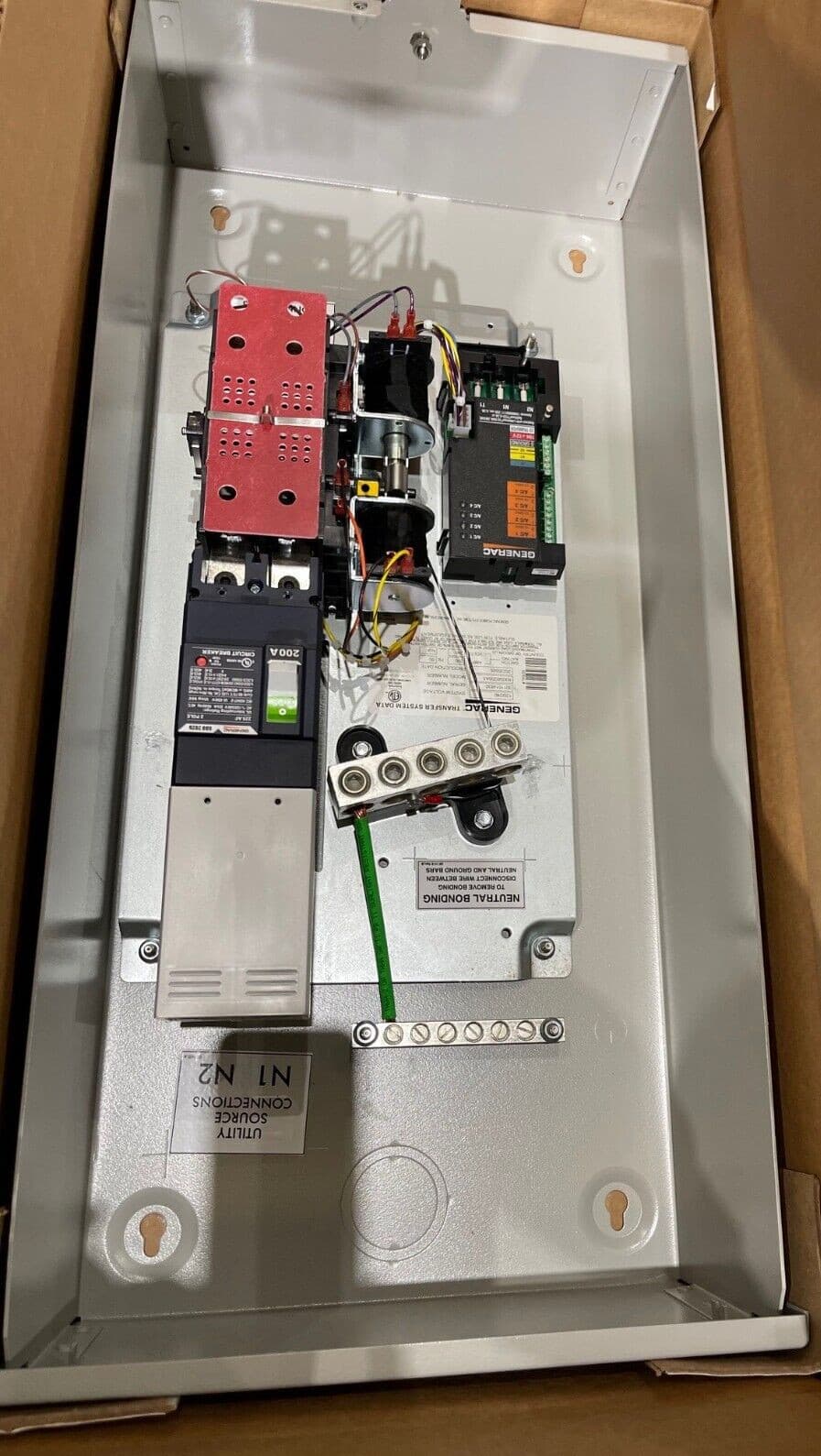 New, Generac, Service Entry Rated, RXSW200A3, 200 AMP AUTOMATIC TRANSFER SWITCH 6