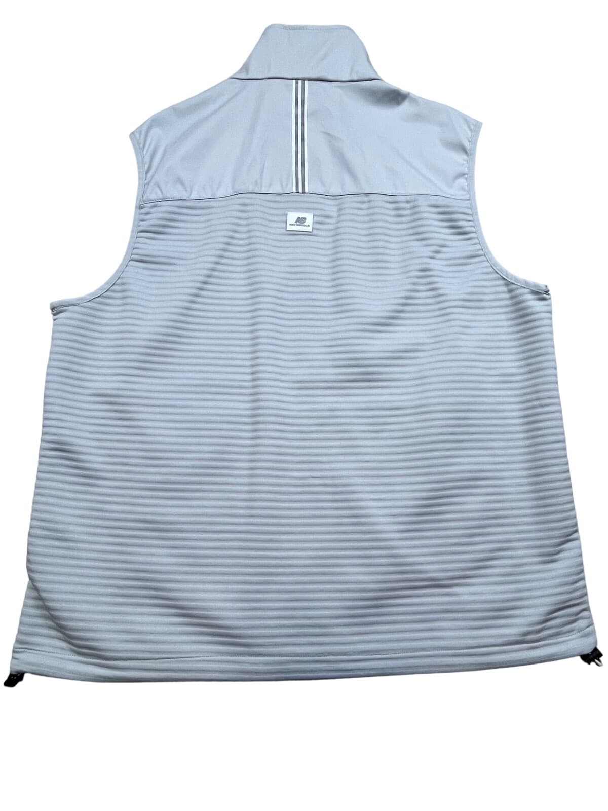 New Balance Vest Men's Large Gray All Motion Full-Zip 4-way Stretch NWT 2