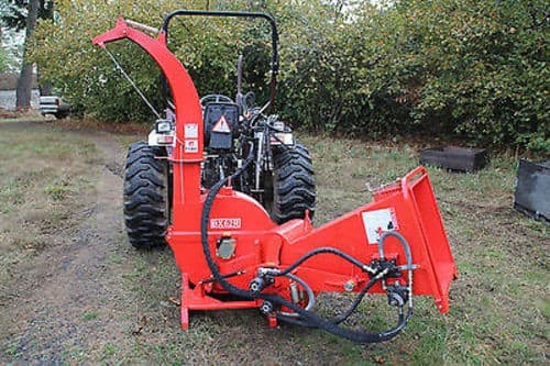 Wood Chipper 6"dia. Hydraulc Feed Cat.I&II 3pt 35HP+ Rated (FH-BX62) 6