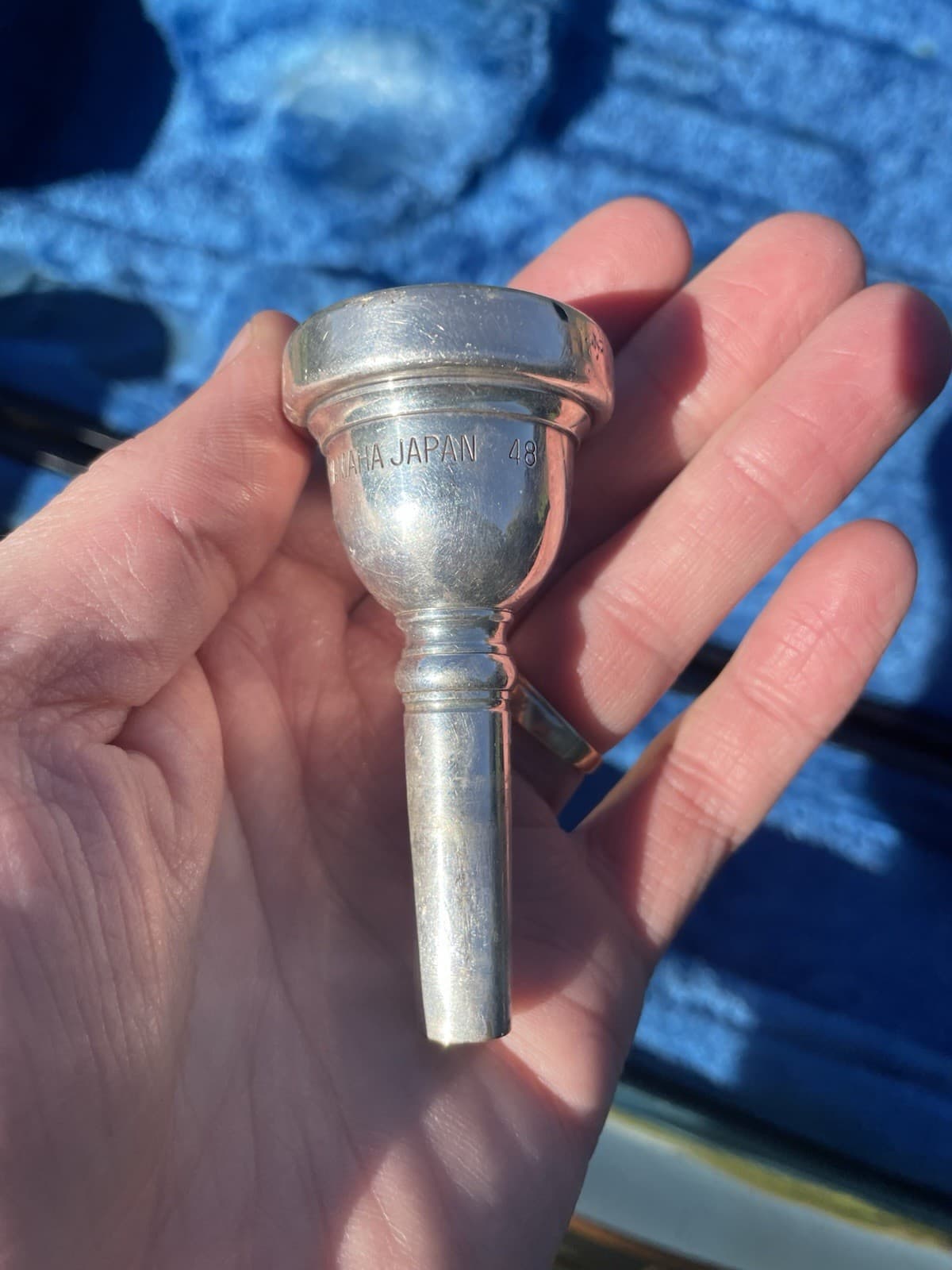 Yamaha YEP-201 3 Valve Euphonium Brass Finish With Original Case Nice Player FS! 3