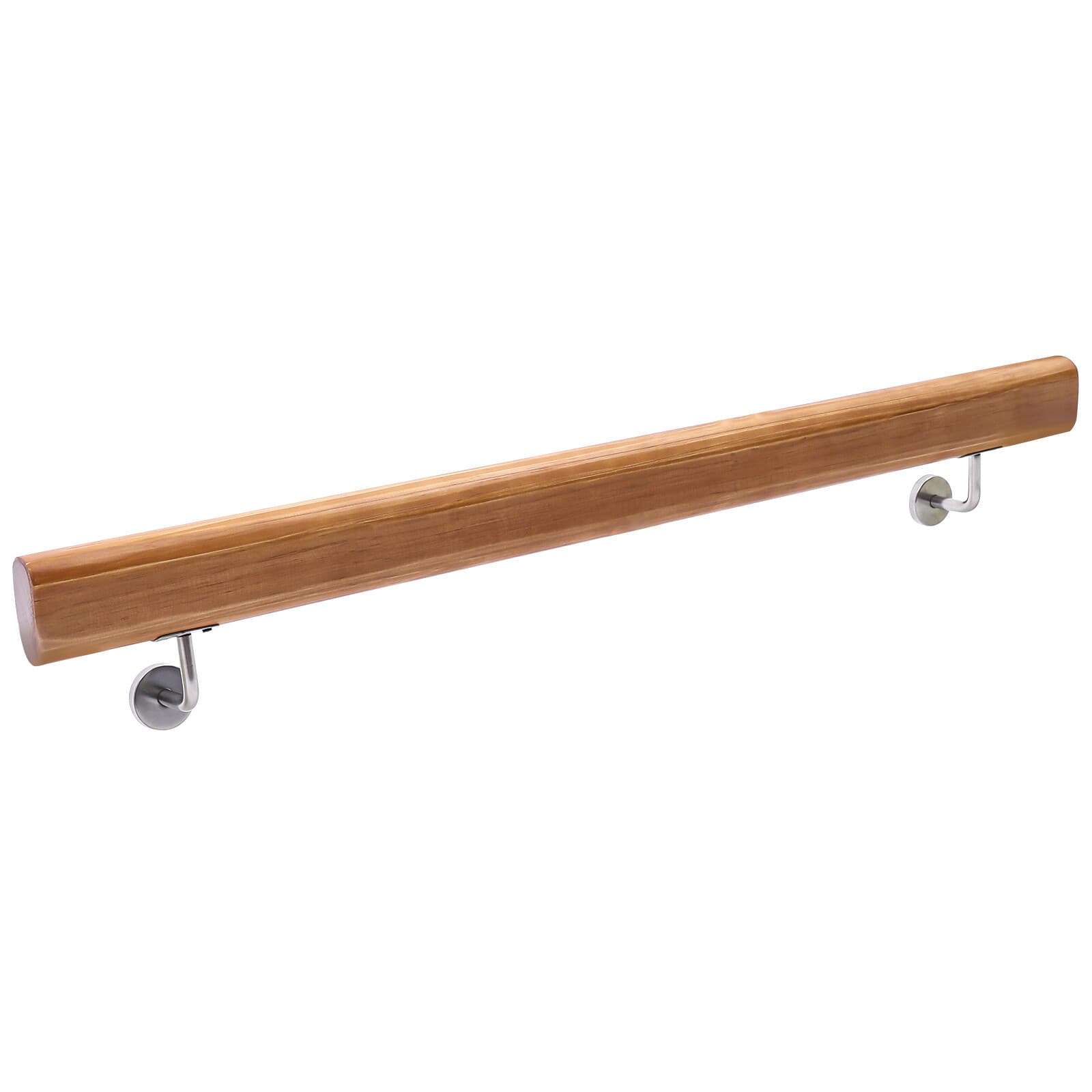 Wood Handrail For Steps Stair Railing Hand Rail Kit Non-Slip Wall Hand Railings 5