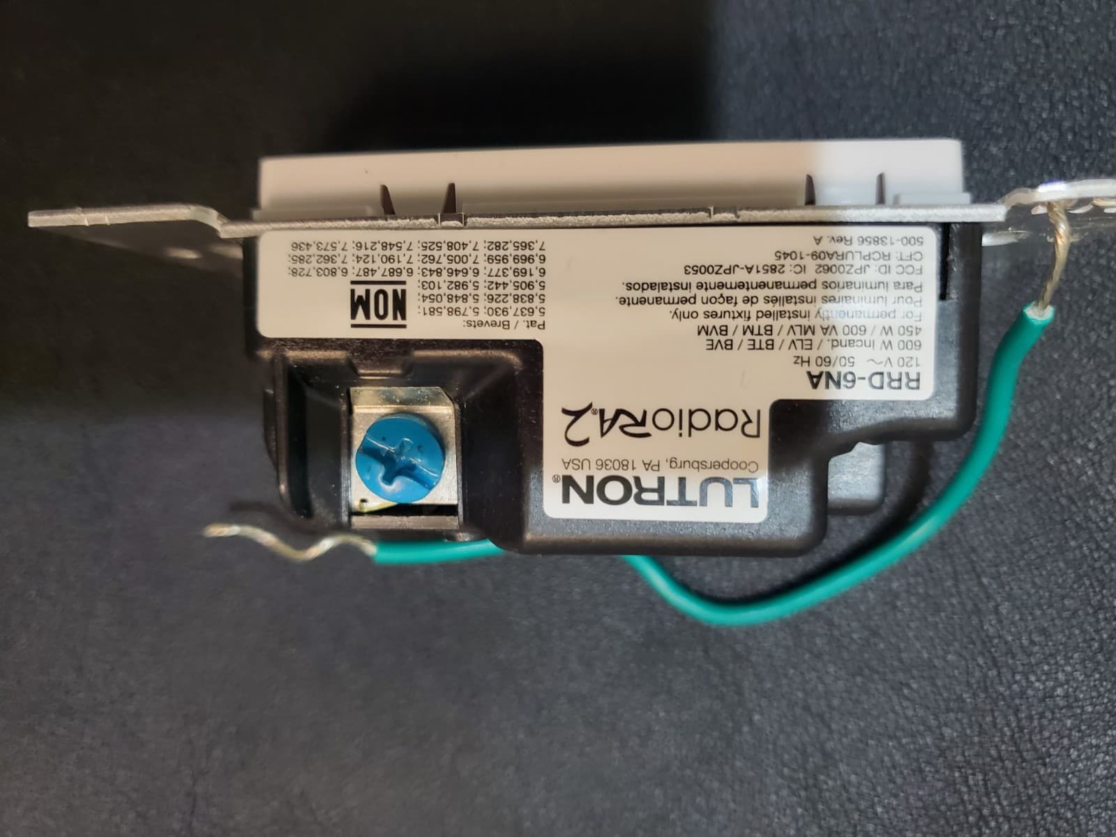 Lutron RRD-6NA dimmer RADIO RA2 - Used 2