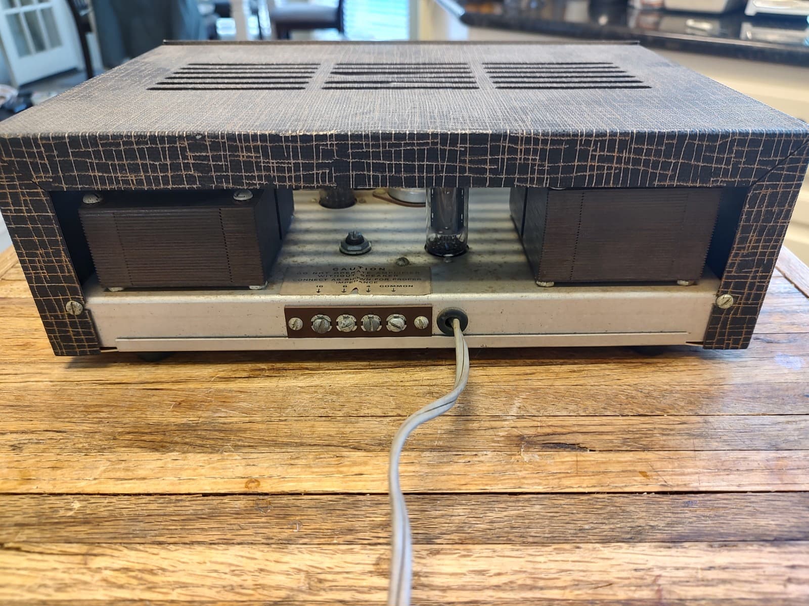 Vintage Heathkit Tube Amplifier EA-2 tube amp 12 watt for parts restoration 5