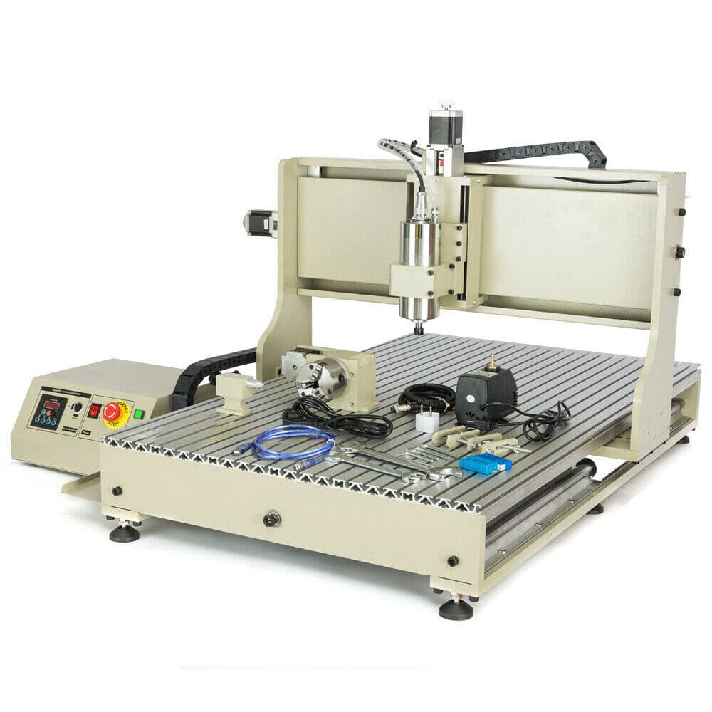 6090 CNC ROUTER MACHINE - 4-AXIS 1500W USB ENGRAVER FOR LARGE-SCALE PROJECTS 2