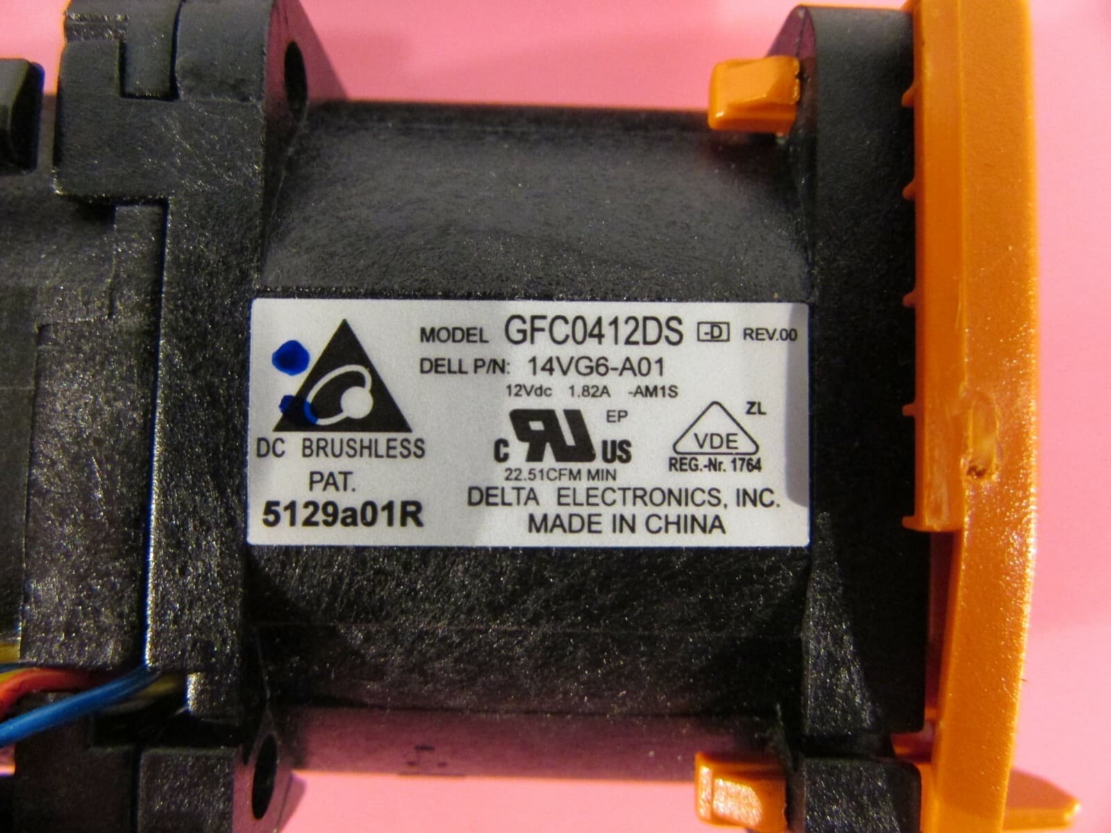 Lot Of 4 Dell PowerEdge R620 R630 5H Delta Electronics Cooling Fan GFC0412DS 5