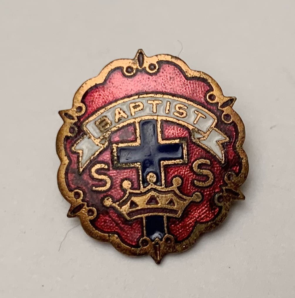Vintage Little System Cross Crown Sunday School Pins Church of Christ Baptist 4