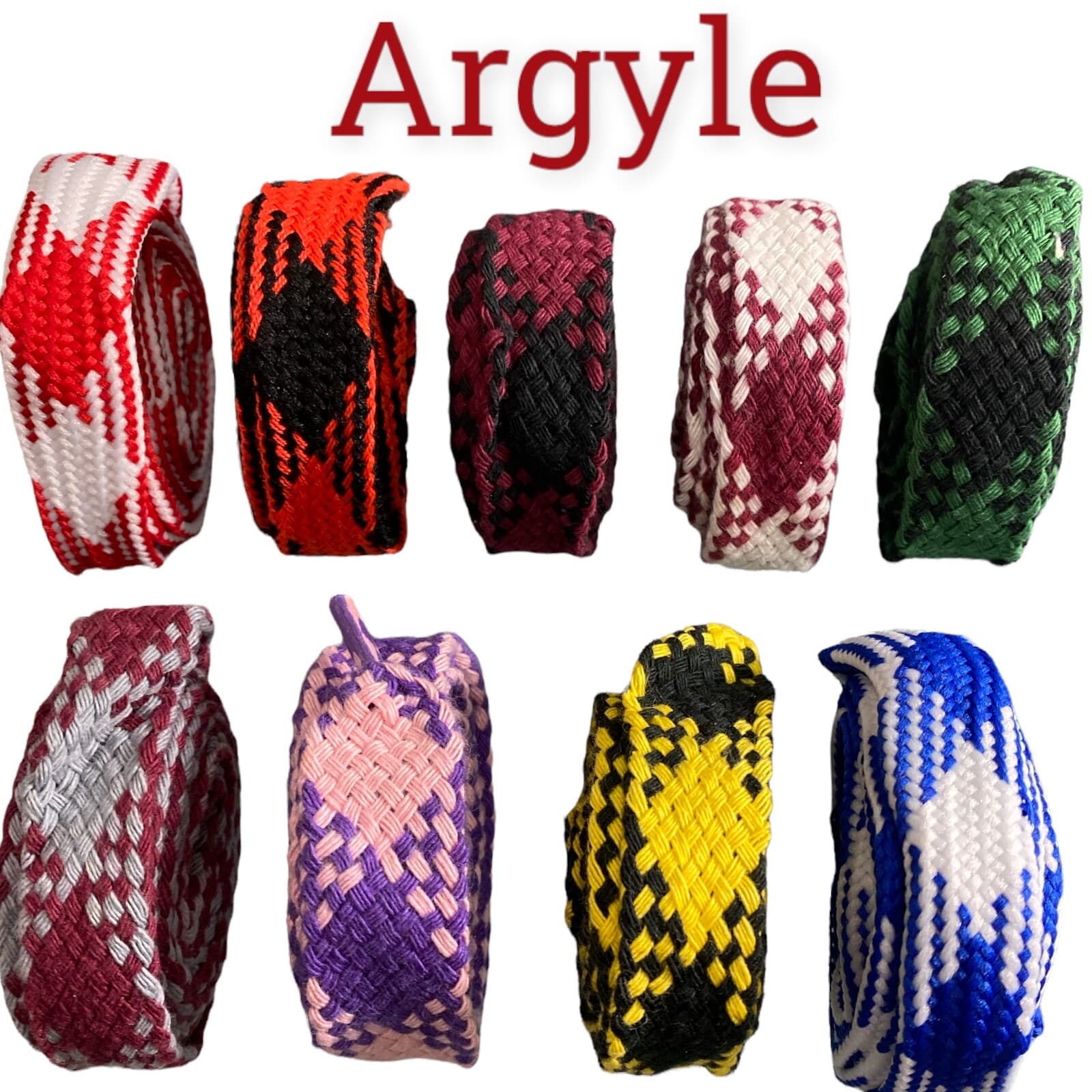 Strings 3/4" Extra Wide Thick Fat For Sneakers, Boots, & Shoes 45" to 72 TUBULAR 2