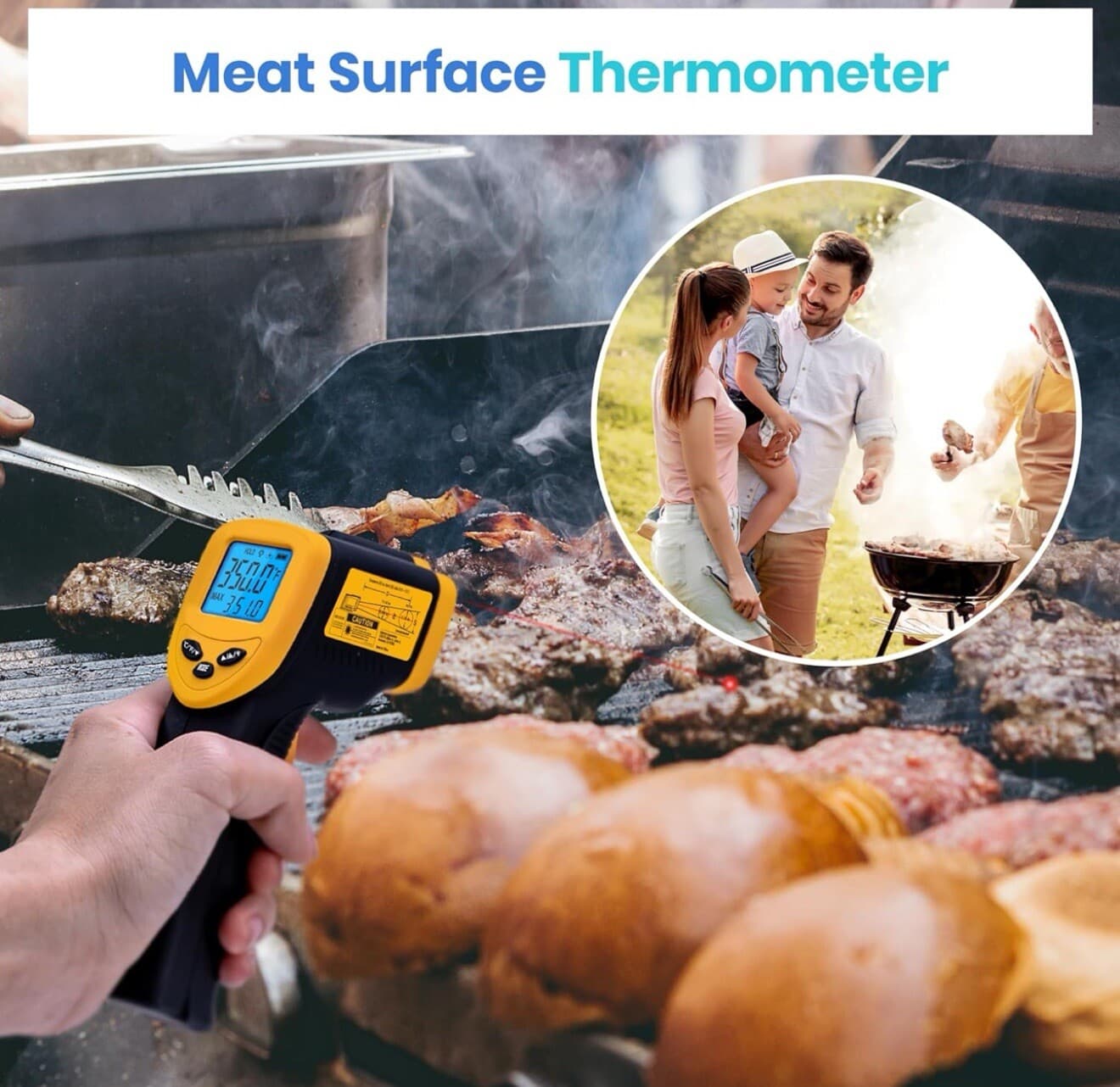 Etekcity Lasergrip 774 Non-Contact Digital Infrared Thermometer 6