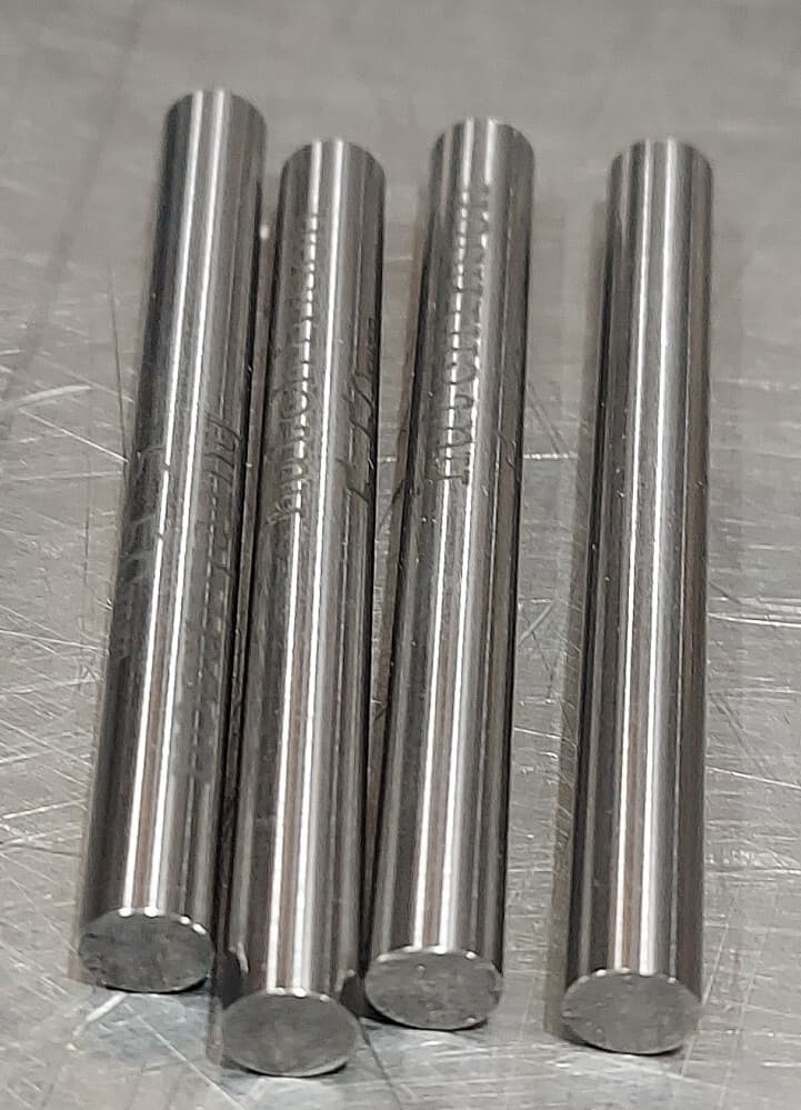 Lot Of 4 - USA Hutchinson 5.50mm x 2" Drill Blank Reamer Pin Gage 2