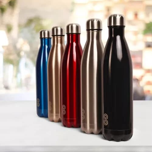 SINT 25 Oz Stainless Steel Water Bottle - Insulated, Leakproof, 750 ML 3