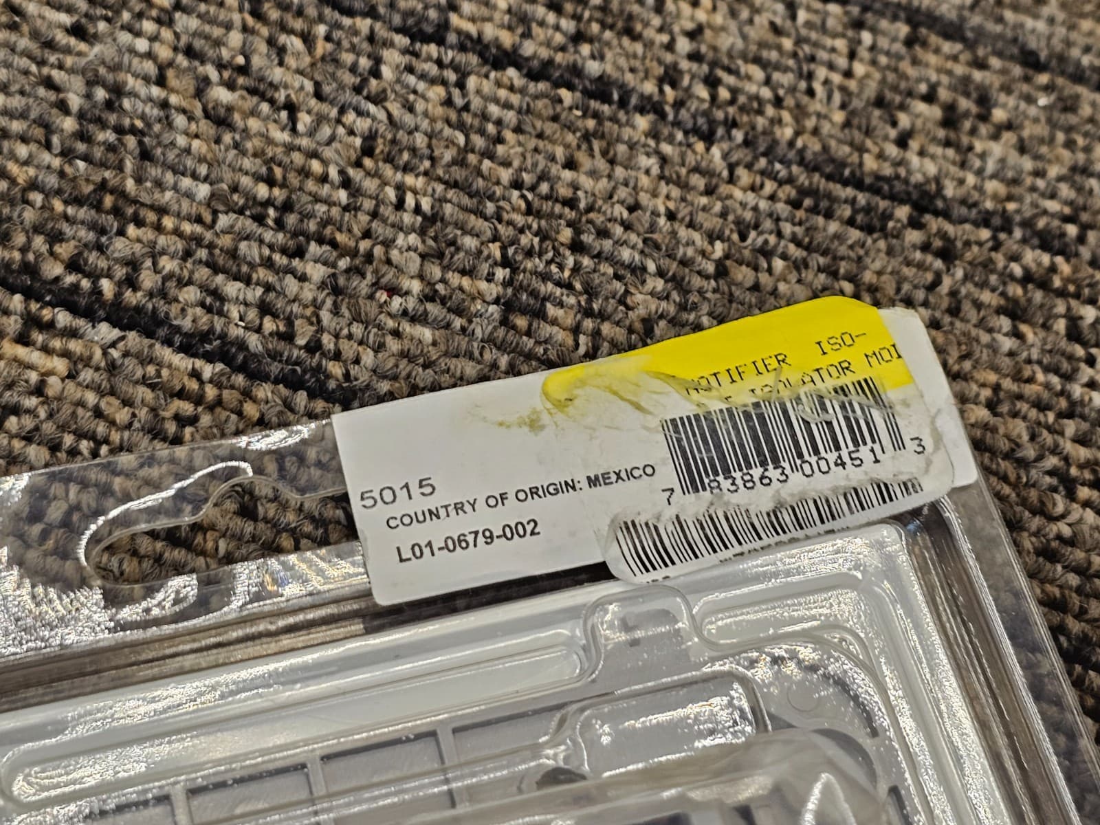 Notifier by Honeywell ISO-X Alarm Fault Isolator Module White Cover Durable 3