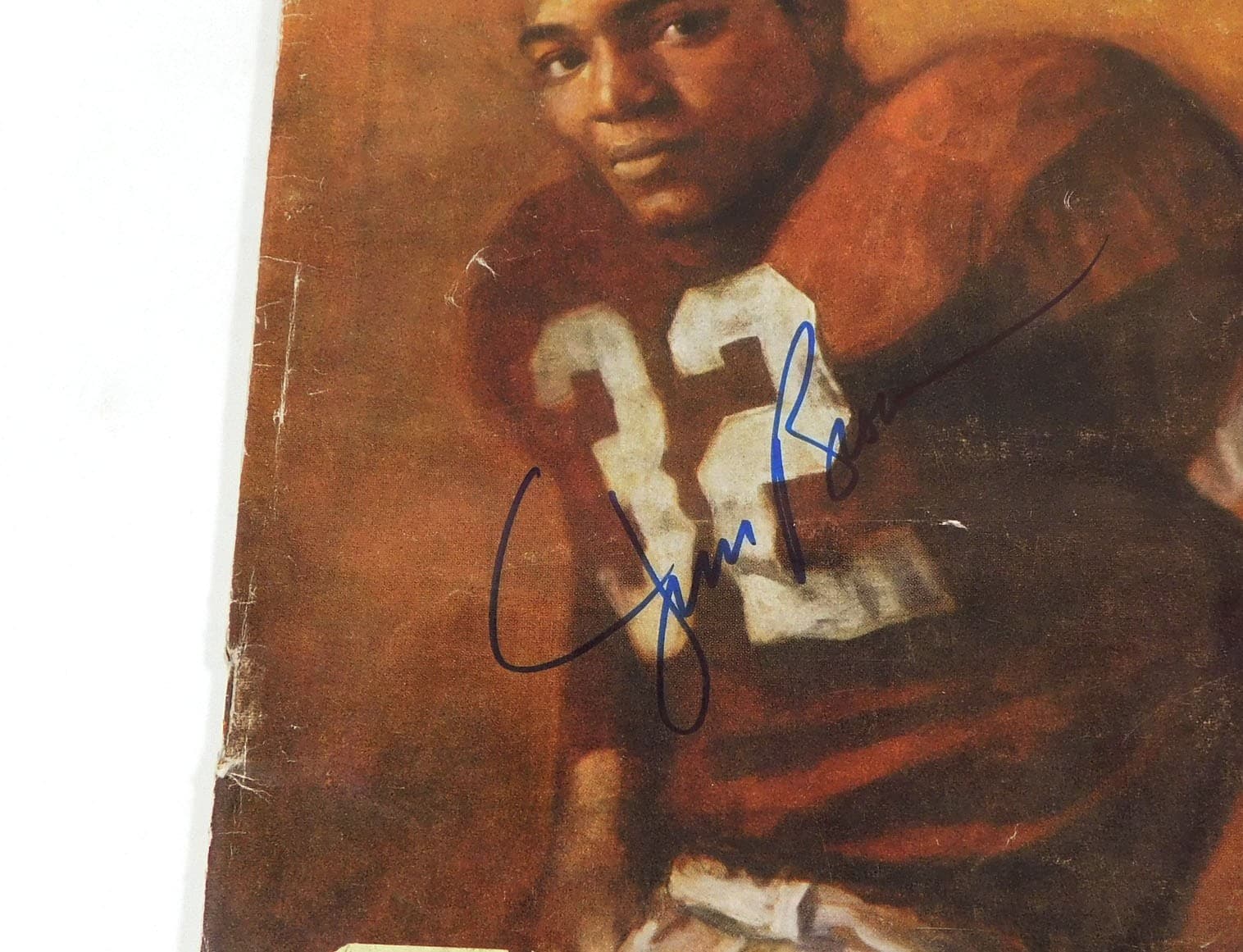 Jim Brown Signed Sports Illustrated Magazine 9-26-60 Browns JSA Auto 2