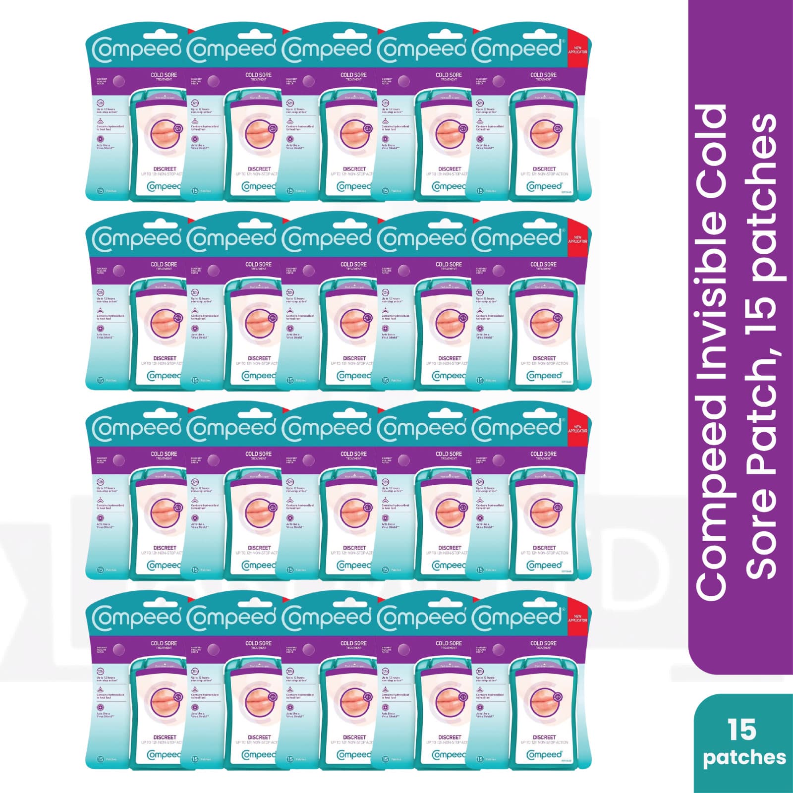 Compeed Cold Sore Patch 300 Patches - 20 Pack Of 15 Patches 3