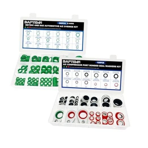 390 PCS Air Conditioning Compressor O Rings and 120 PCS A/C 510 A/C O Rings