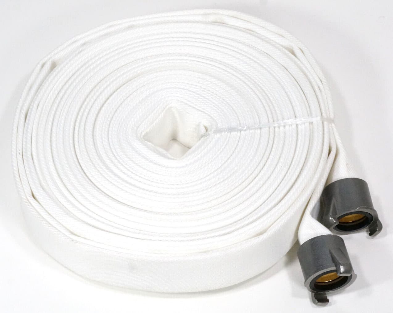 100FT x 1-1/2" Inch Wildland Forestry Fire Hose Aluminum Quick Connect Couplers