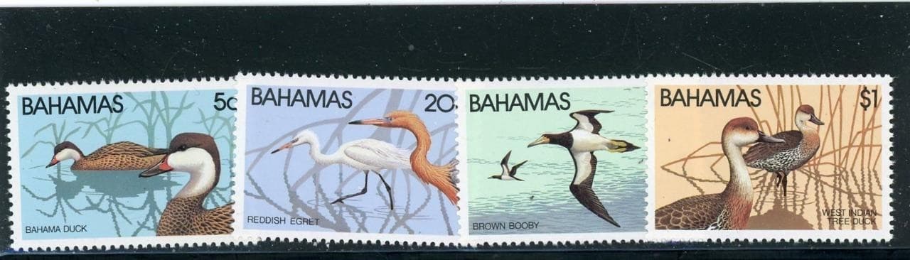 Bahamas 1987 Birds Scott# 492-5 Mint LH