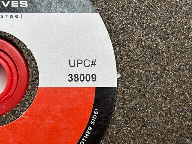 6" X 3/4" X 1" 60M BENCH GRINDING WHEEL ALUMINUM OXIDE 60 GRIT - CGW 38009 2