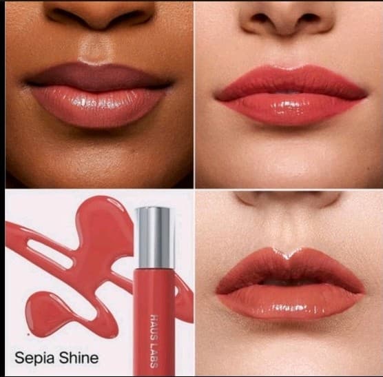 Discontinued Haus Labs Atomic Shake Lip Lacquer Sepia Shine 4ml BNIB Sealed Gaga 2