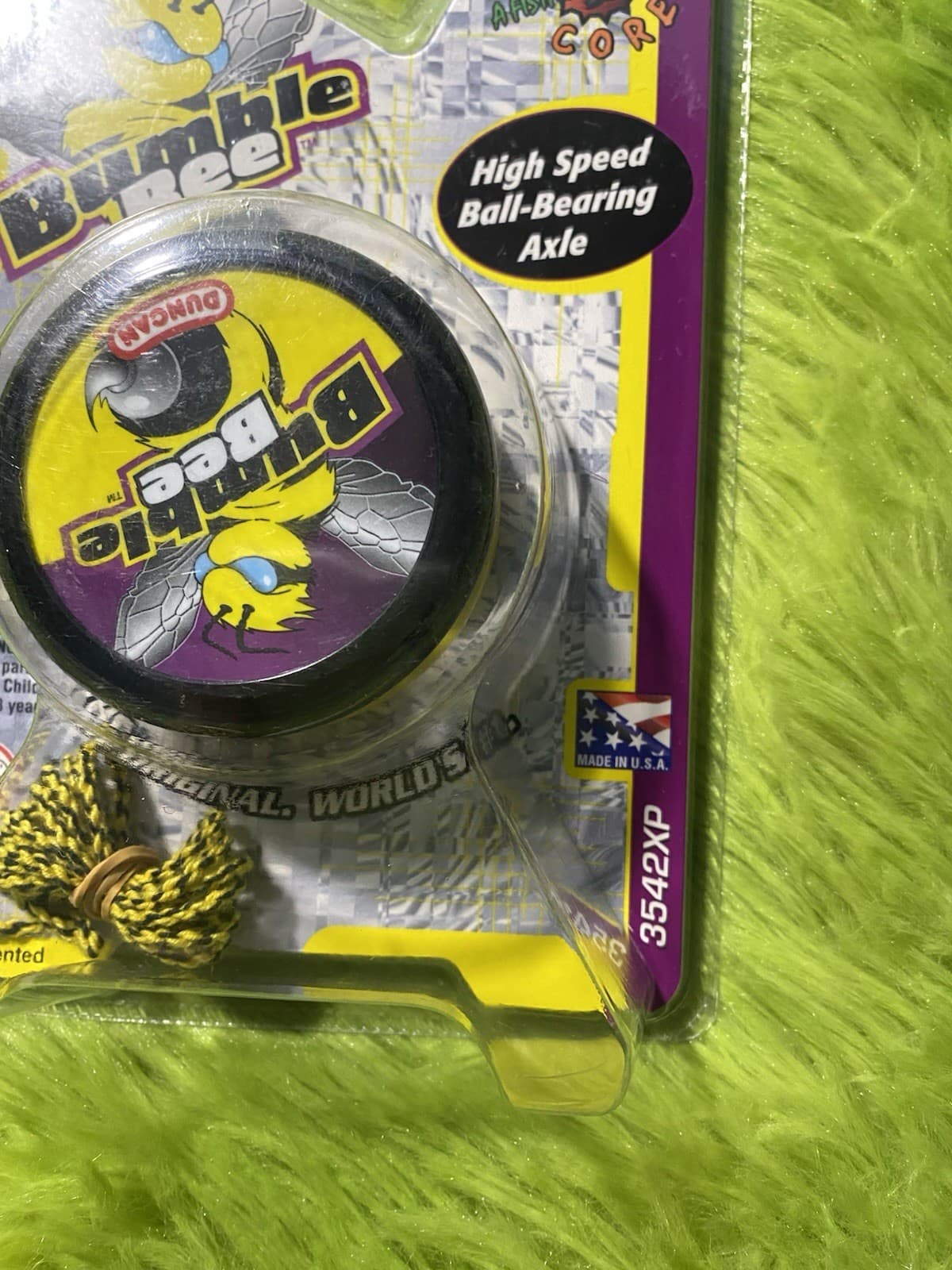 2002 RARE COLLECTABLE DUNCAN BUMBLE BEE YOYO HIGH SPEED BALL BEARING AXLE USA 5