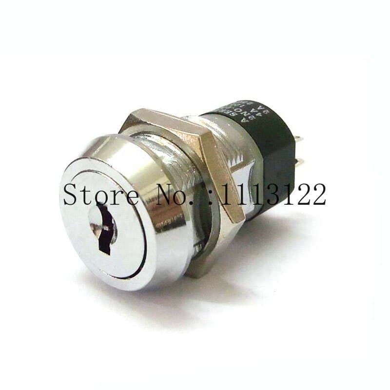 2803 Elevator Part Power Lock 4 Terminal Key Switch Lock Electrical Switch Lock 5