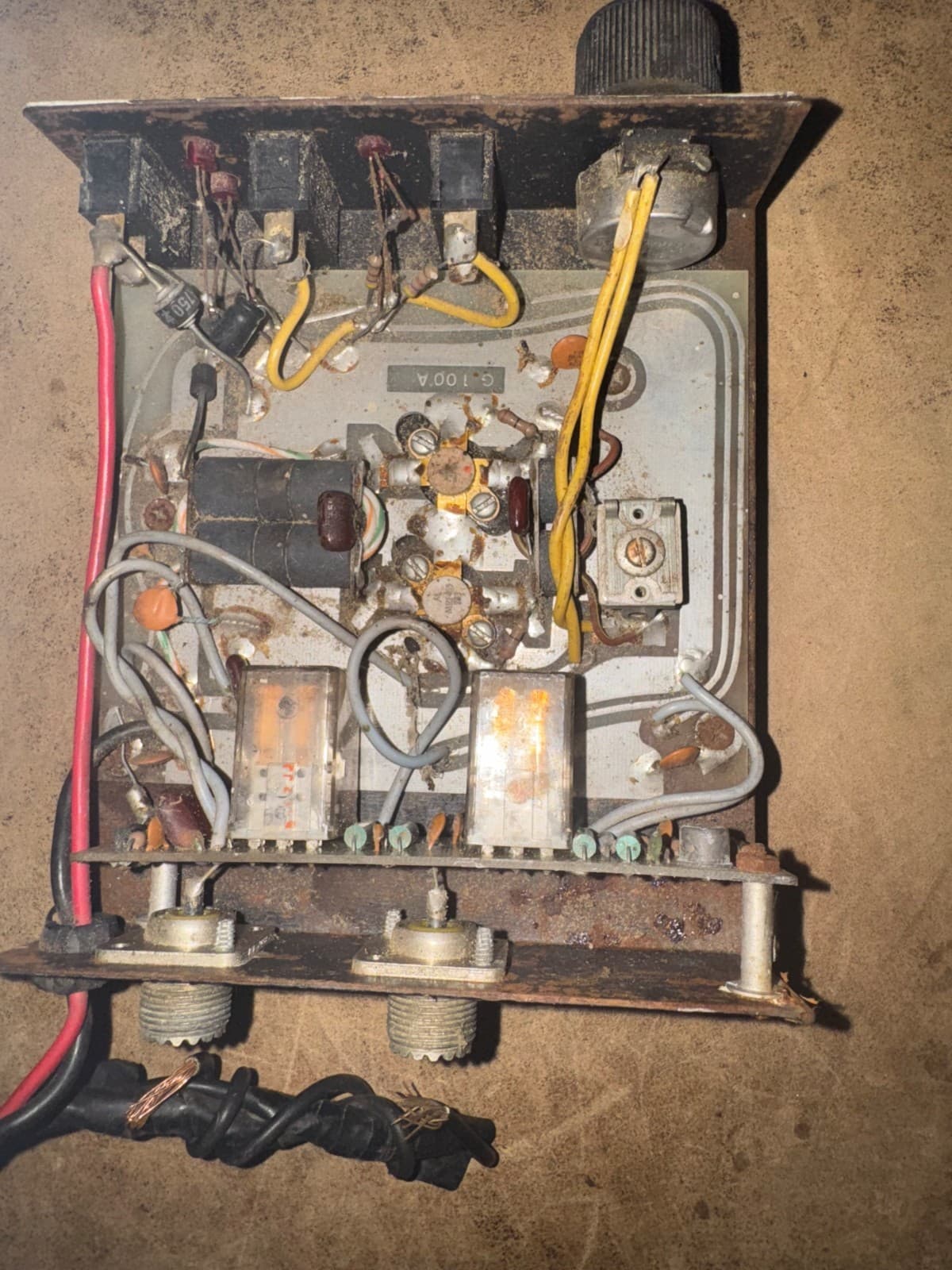 Linear Amplifier power watt RF ham radio preamp Transistor pills meter fan parts 4