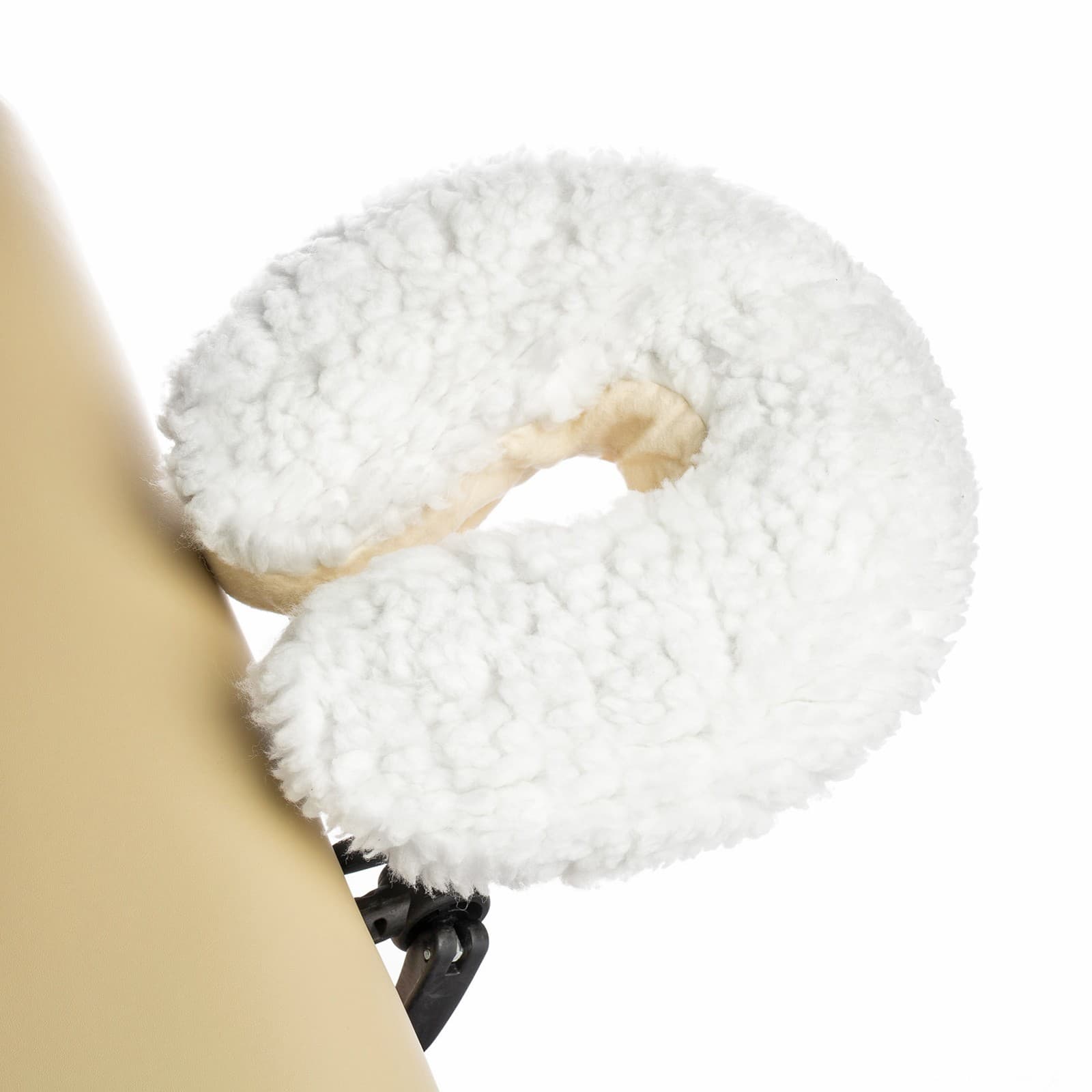 Fleece Spa Salon Massage Table Bed Face Cradle Cover - Natural