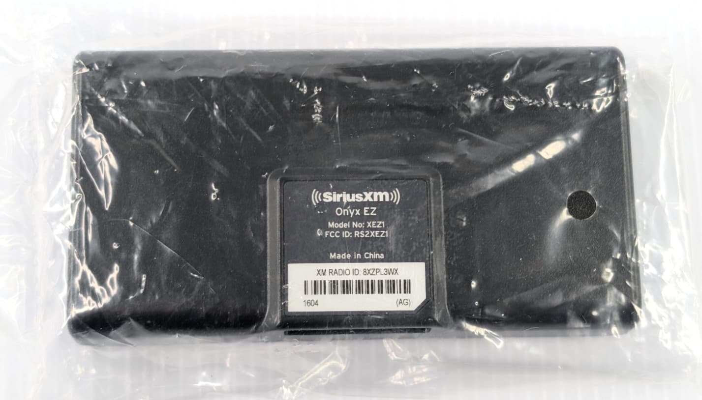 SiriusXM XEZ1 Onyx EZ Vehicle Satellite Receiver Only w/Protective Plastic 2