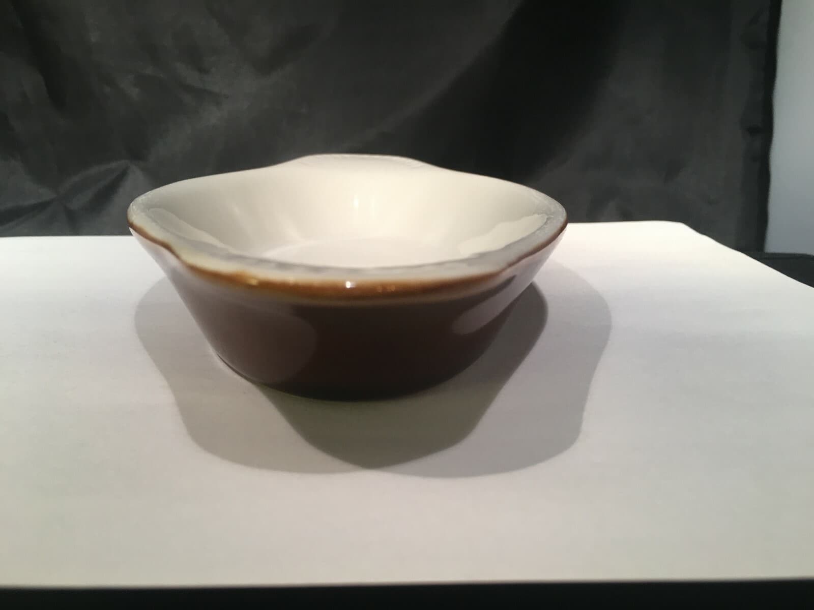 BAKING DISH AU GRATIN BROWN 8 OZ 8-3/4" by 4-1/2" OVEN SAFE CAC CHINA QUALITY ! 4